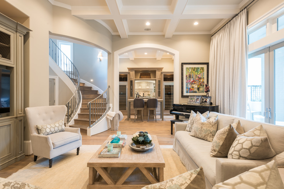 Houston Texas Upper Kirby Luxury Townhome Family Room Houston by