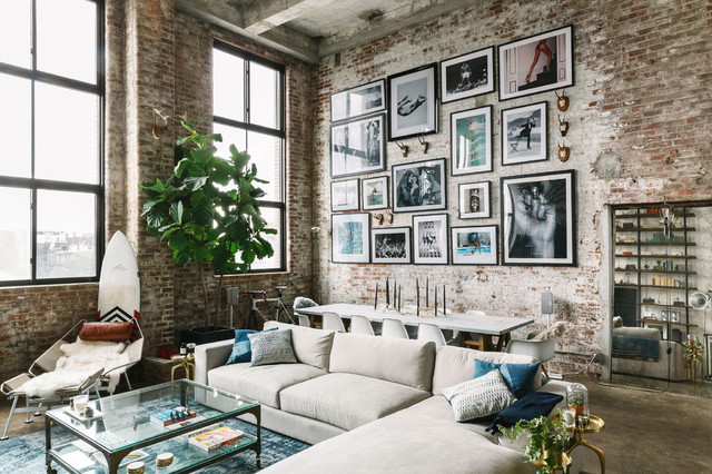 Brooklyn Artist Loft - Industrial - Family Room - New York - by