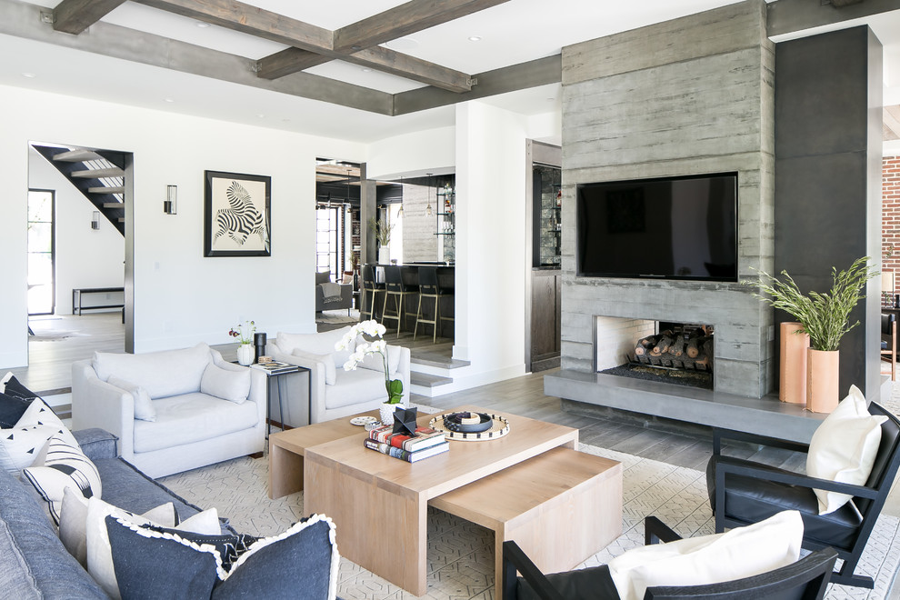 Industrial Modern - Farmhouse - Family Room - Los Angeles - by Scribe ...