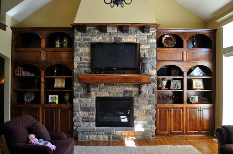 Inspiration for a family room remodel in Kansas City