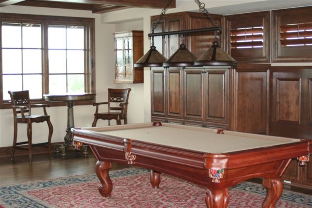 Example of a classic family room design in Austin
