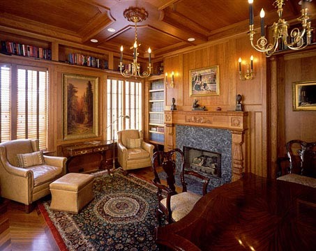 Inspiration for a traditional games room in San Francisco.