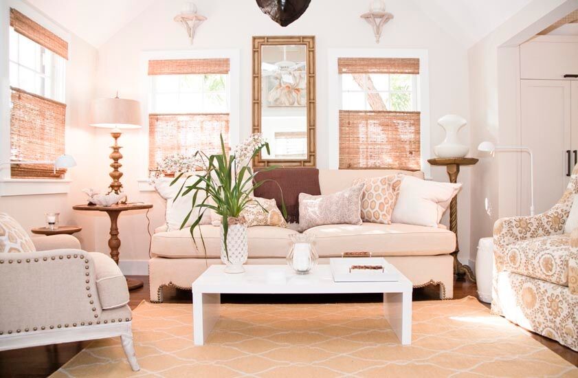 Key West Cottage Modern Family Room Houston by Blair Gordon