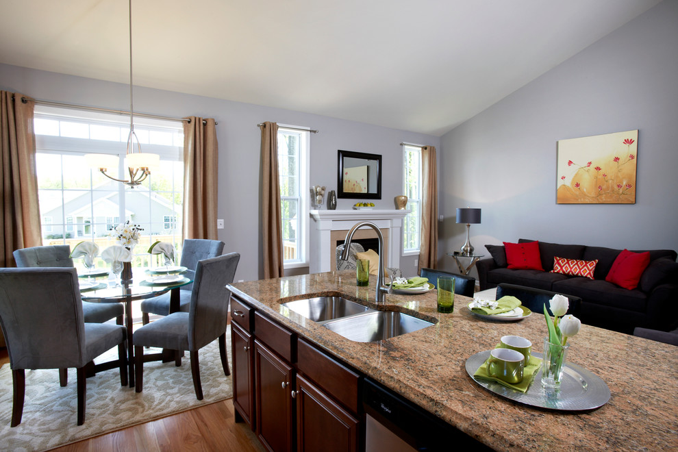 Kimberton Model Home Eclectic Family Room New York by PJ and