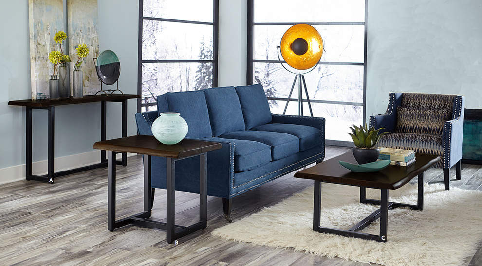 live edge living room furniture