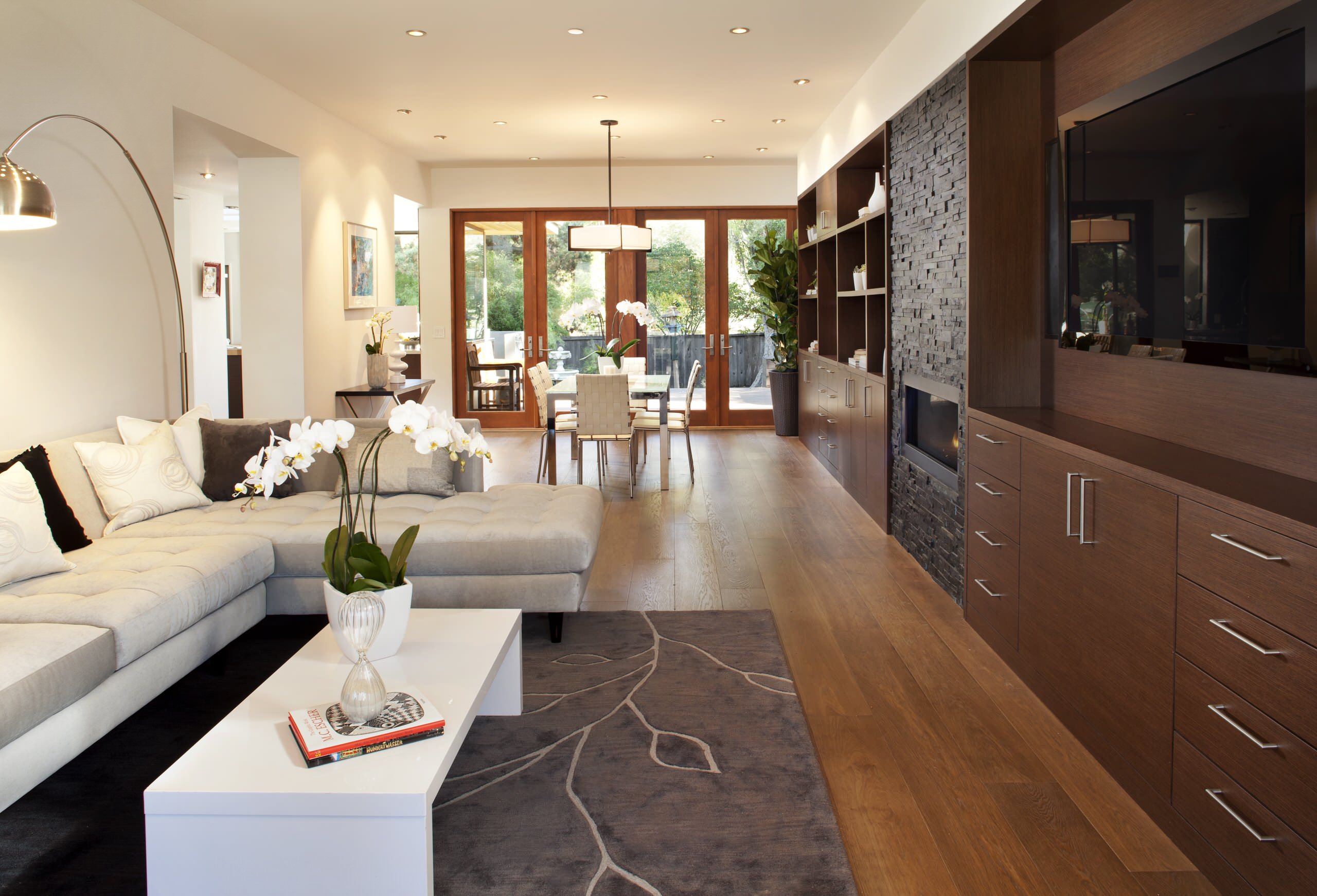 Living Room And Dining Room Combo Family Room Ideas Photos Houzz