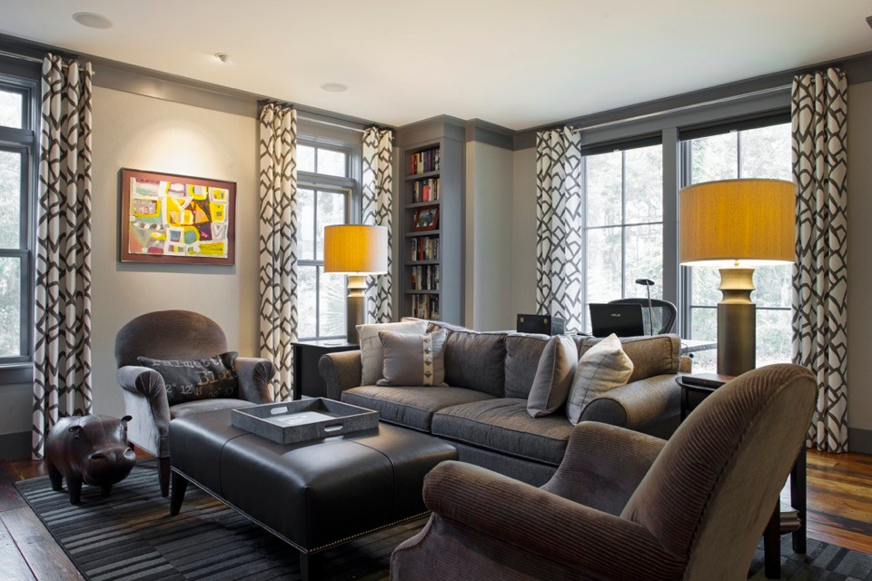 Living Rooms Family Room Atlanta by Richard Best Custom Homes Houzz