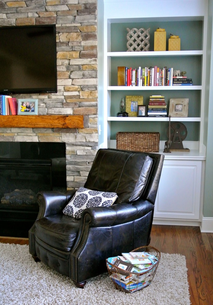 Family room - eclectic family room idea in Charlotte