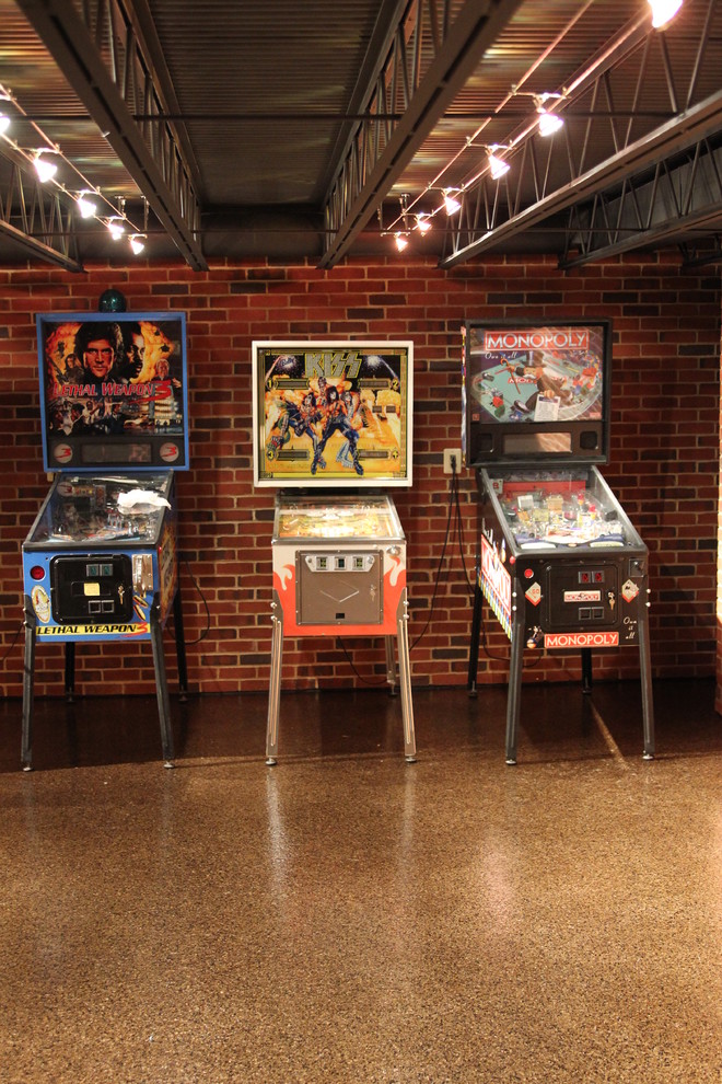Example of an urban game room design in DC Metro