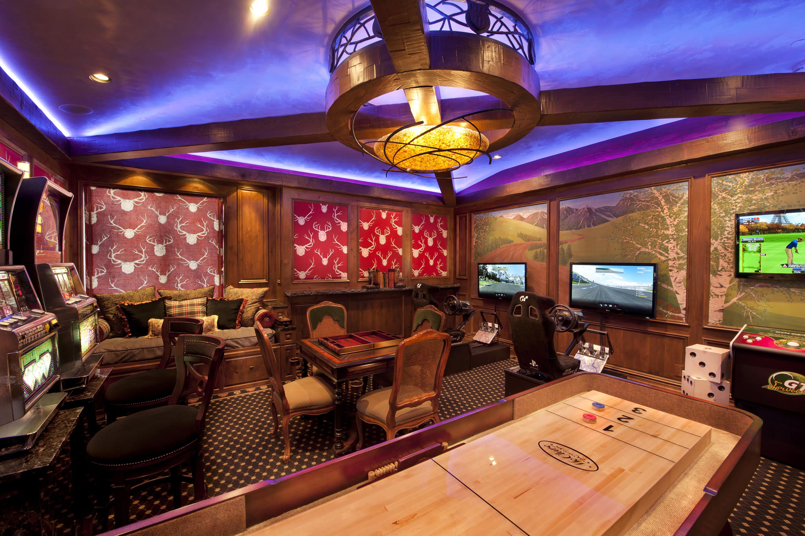 luxury game room