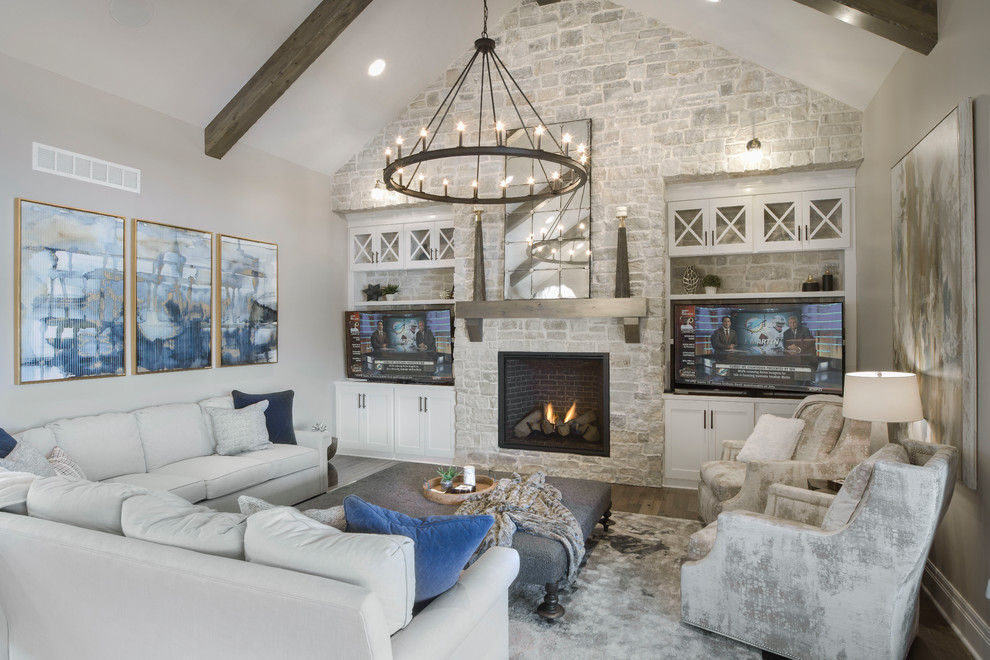 Design ideas for a classic living room in Wichita.
