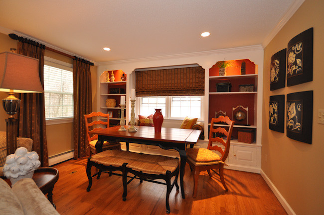 Design ideas for a traditional games room in Bridgeport.