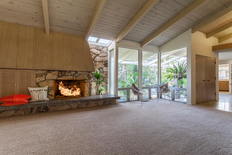 McAdams Mid Century Modern Home Midcentury Family Room Los Angeles by Lydia DeMent Real