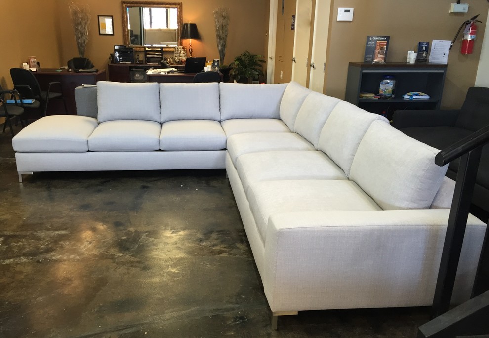 MEDIA ROOM CUSTOM SECTIONAL SOFA Family Room Los Angeles by