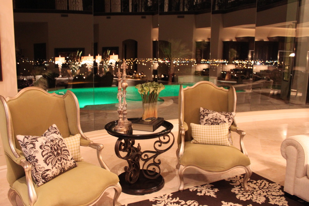 Mediterranean style family room Mediterranean Family Room Salt