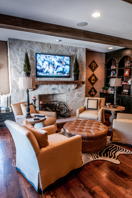 Men s Lounge Traditional Family Room Charlotte by Audio