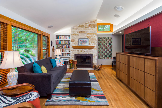 Mid-Century Split Level Addition/Whole House Remodel - Traditional ...