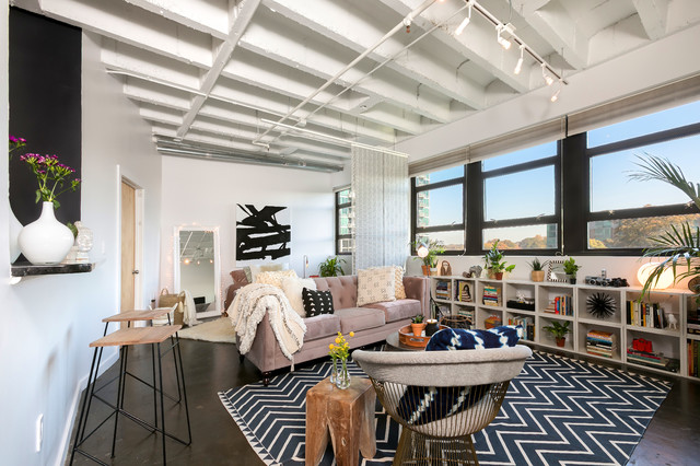 Midtown Loft - Eclectic - Family Room - Atlanta - by WAKE ...