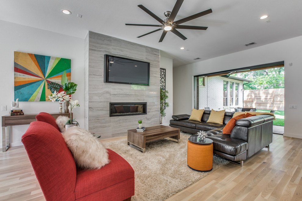 Midway Hollow Dallas, TX Contemporary Family Room Dallas by