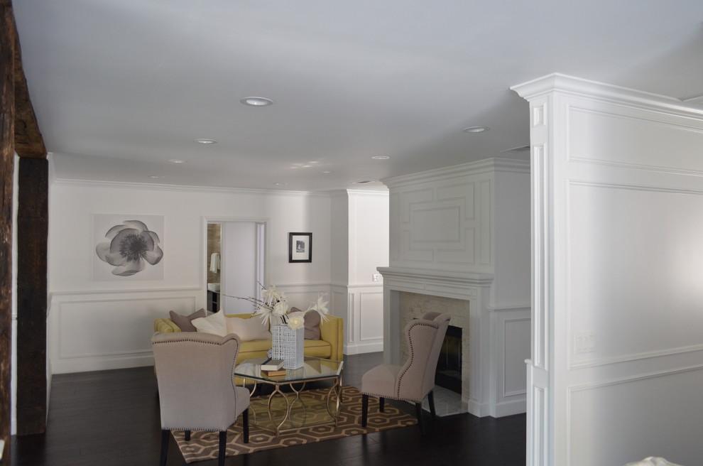 Milbank Remodel Traditional Family Room Los Angeles by Landmark