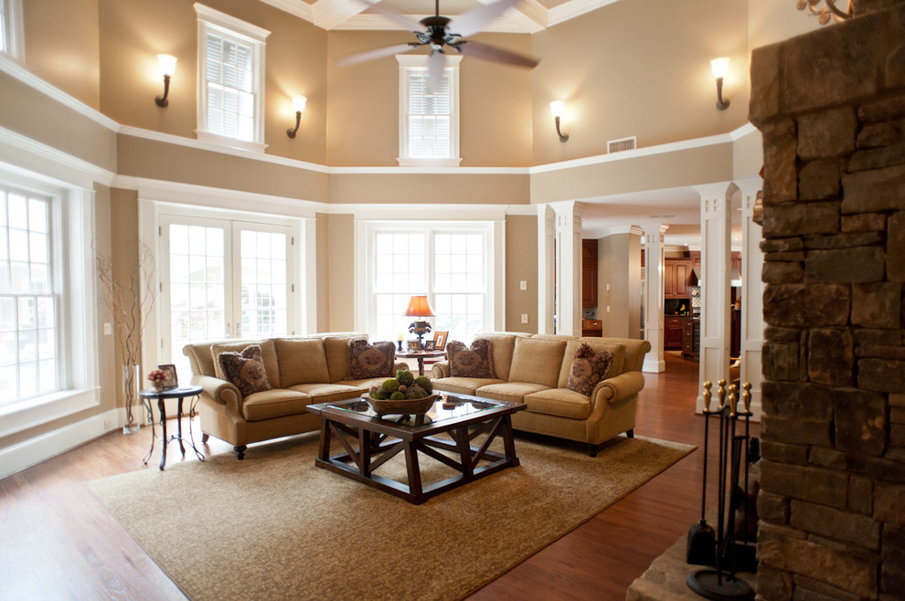 Milton Horse Farm remodel Traditional Family Room Atlanta by