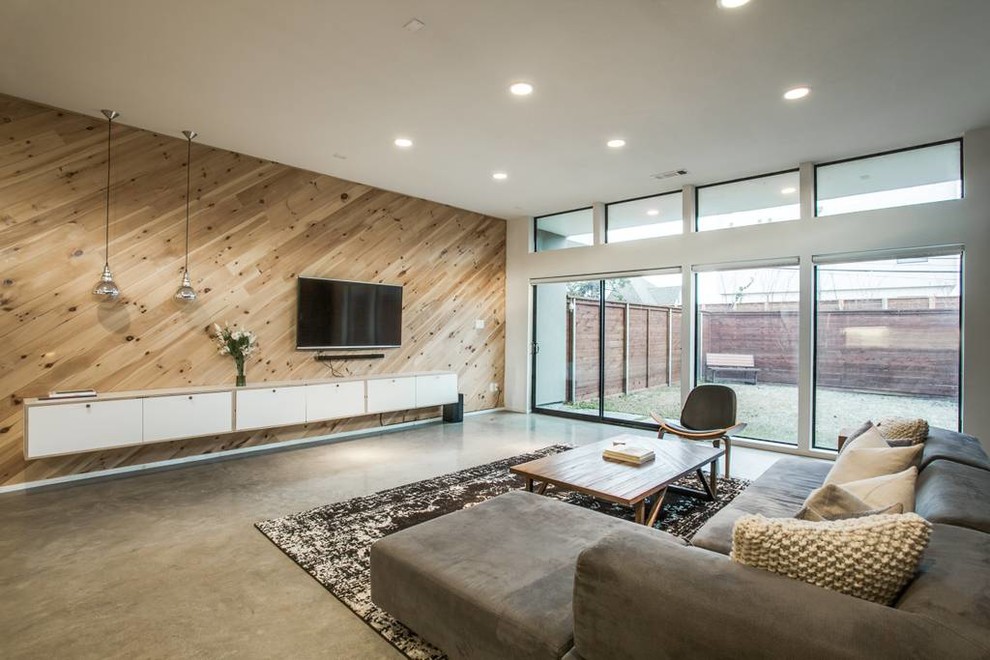 Minimalist Modern Design Modern Family Room Dallas by Beyond