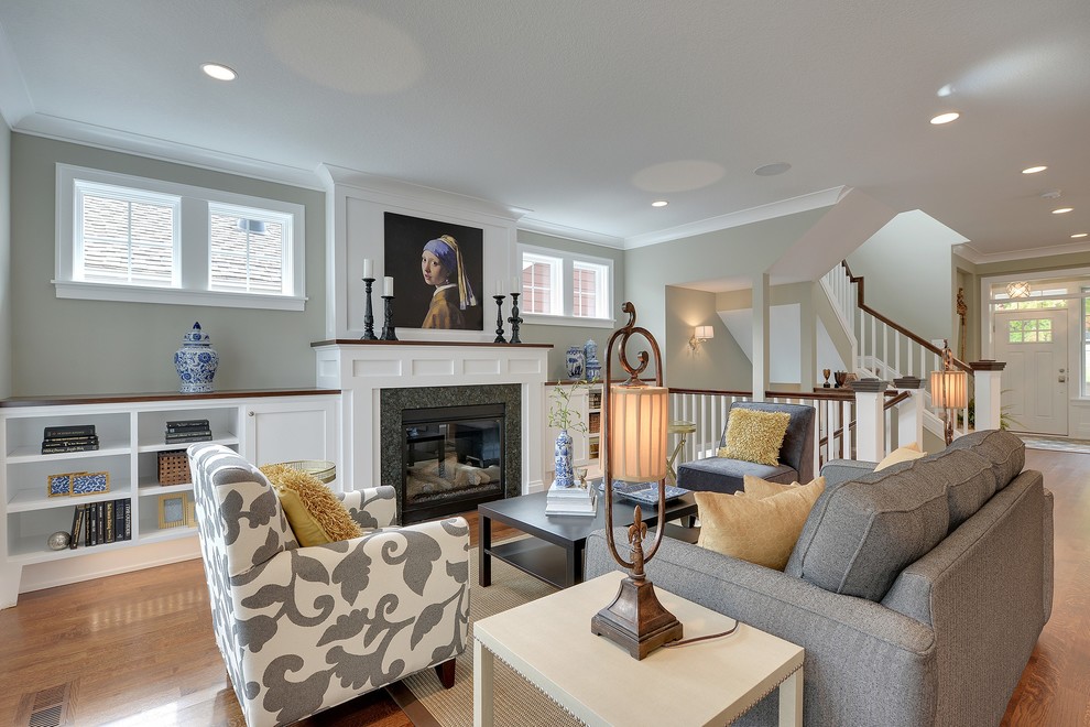 Minneapolis Custom Home Transitional Family Room Minneapolis by