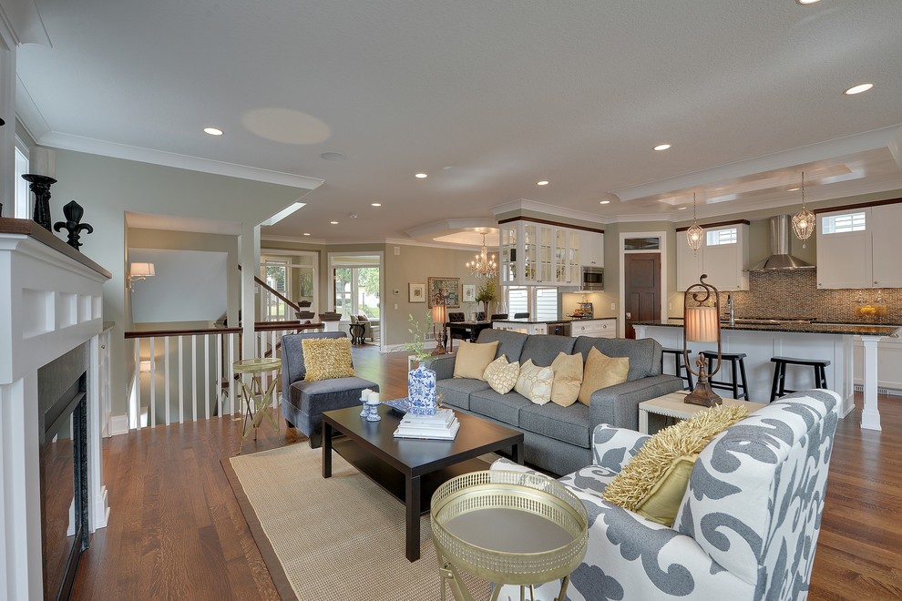 Minneapolis Custom Home Transitional Family Room Minneapolis by