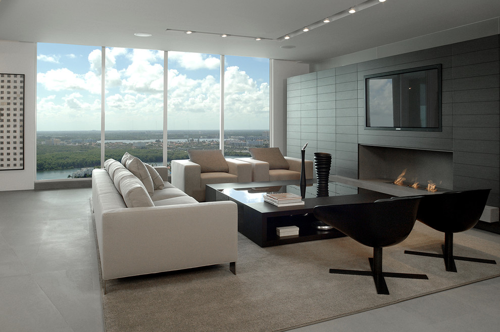 Mizner Park Boca Residence Contemporary Family Room