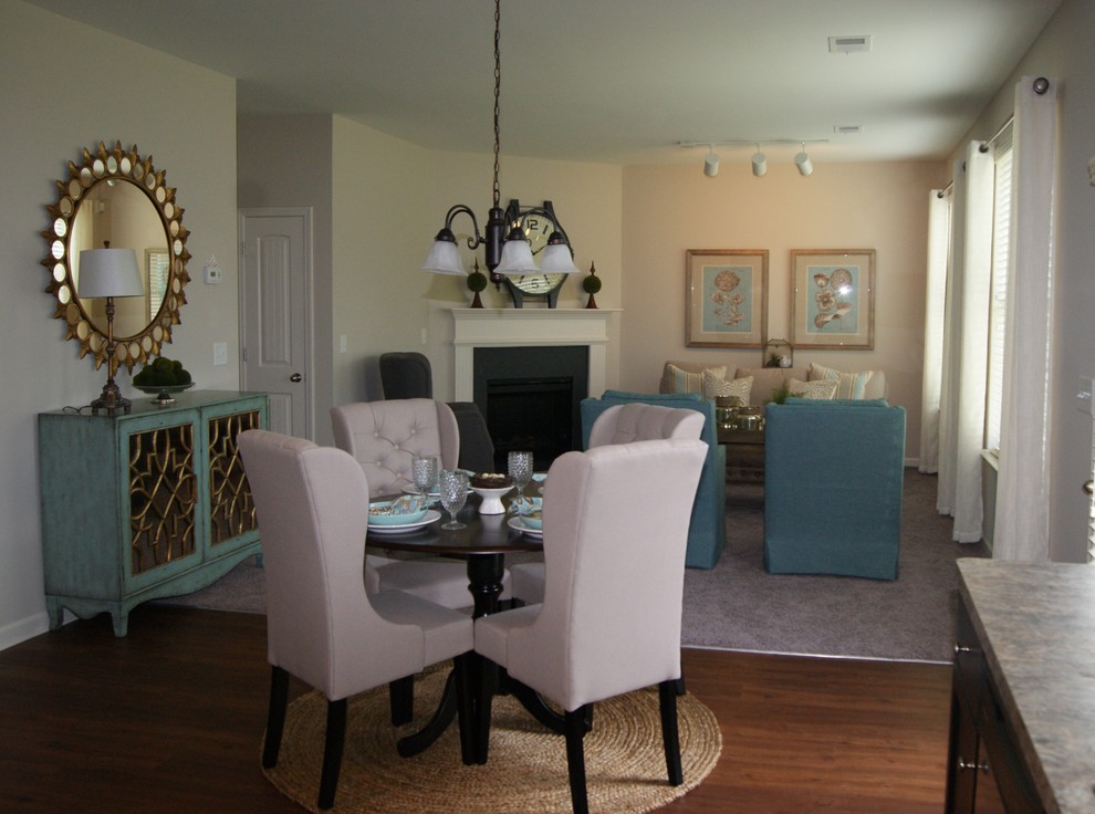 Inspiration for a transitional dining room remodel in Atlanta
