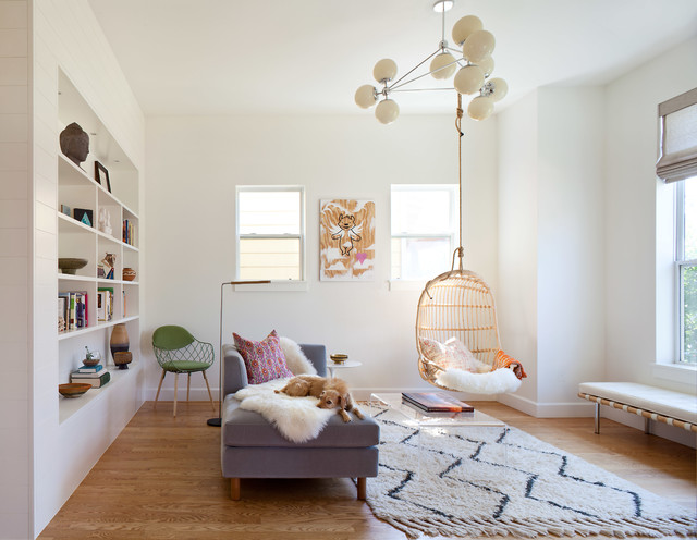 9 Seating Alternatives for a No-sofa Living Room | Houzz