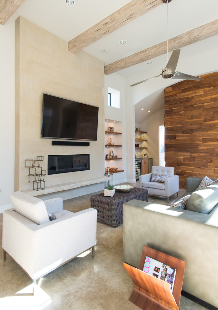 Idee per un soggiorno moderno con tappeto