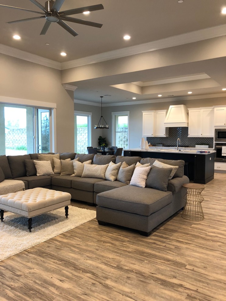 Modern Kitchen & Bath Meek's Redding Modern Family Room