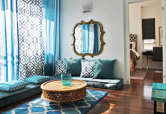 Modern Moroccan Tea Room Mediterranean Games Room Montreal By Rebecca Mitchell Interiors Houzz Uk