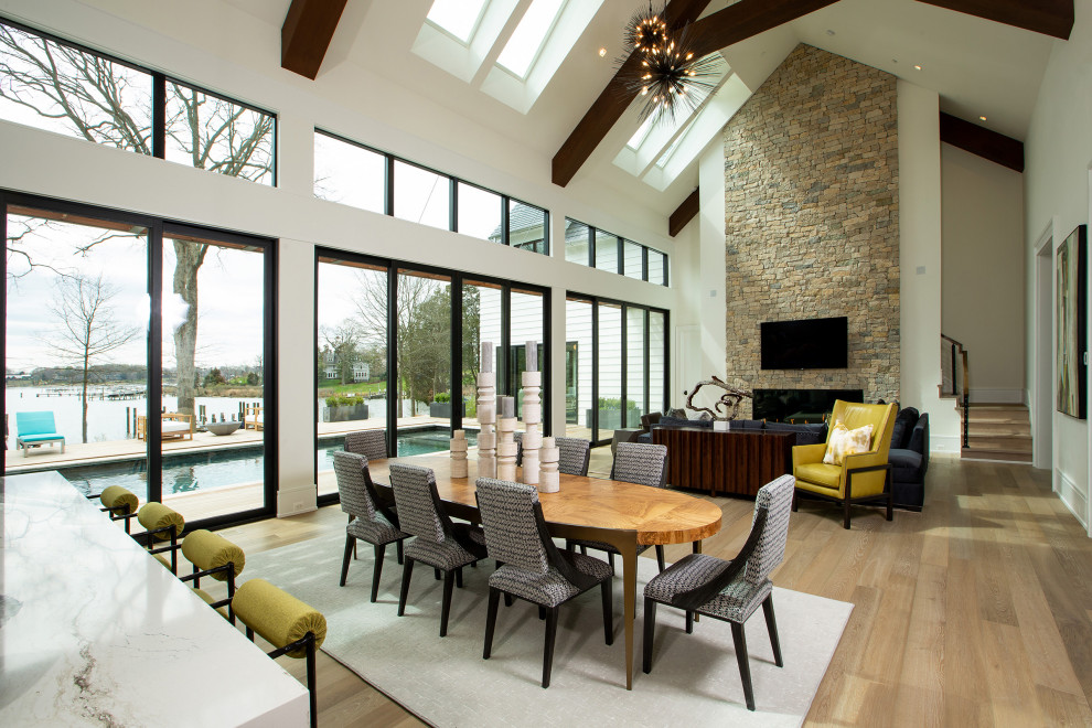 Modern River Farmhouse - Farmhouse - Family Room - DC Metro - by