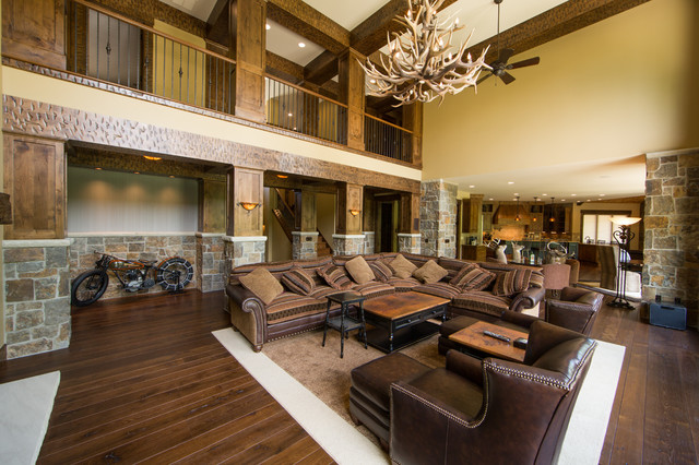 Modern Rustic - Rustic - Family Room - Cleveland - by Schill Modern Rustic - Rustic - Family Room - Cleveland - by Schill