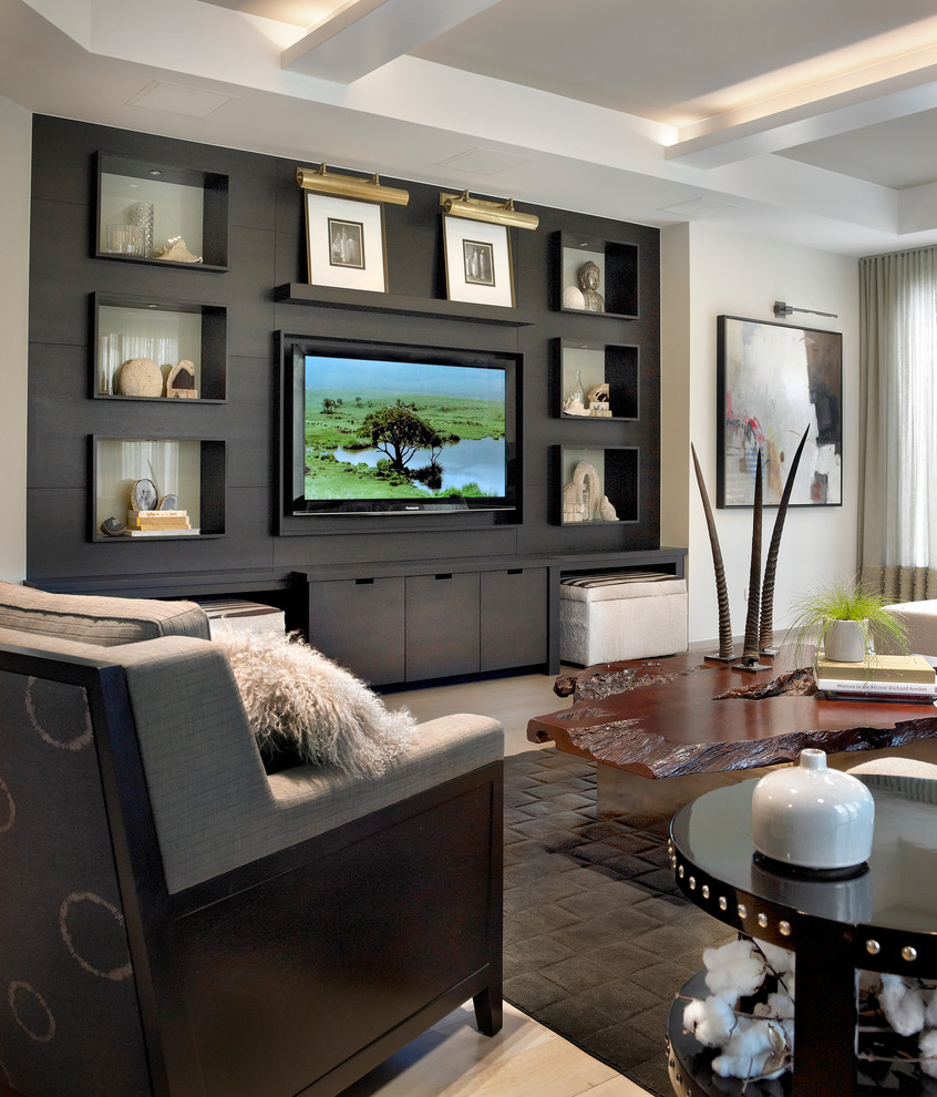 Modern Transformation | Hinsdale, IL - Contemporary - Family Room ...

