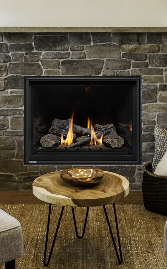 Montigo Fireplaces Craftsman Family Room Calgary by Diamond Fireplace & Stone Houzz