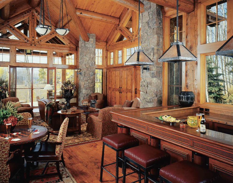 Mountain Star Addition Traditional Family Room Denver by RMT
