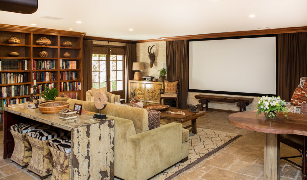 Design ideas for an eclectic games room in Los Angeles.