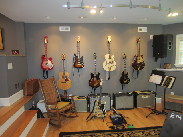 Music Studio - Traditional - Family Room - Boston - by Fabrizio  Construction llc | Houzz