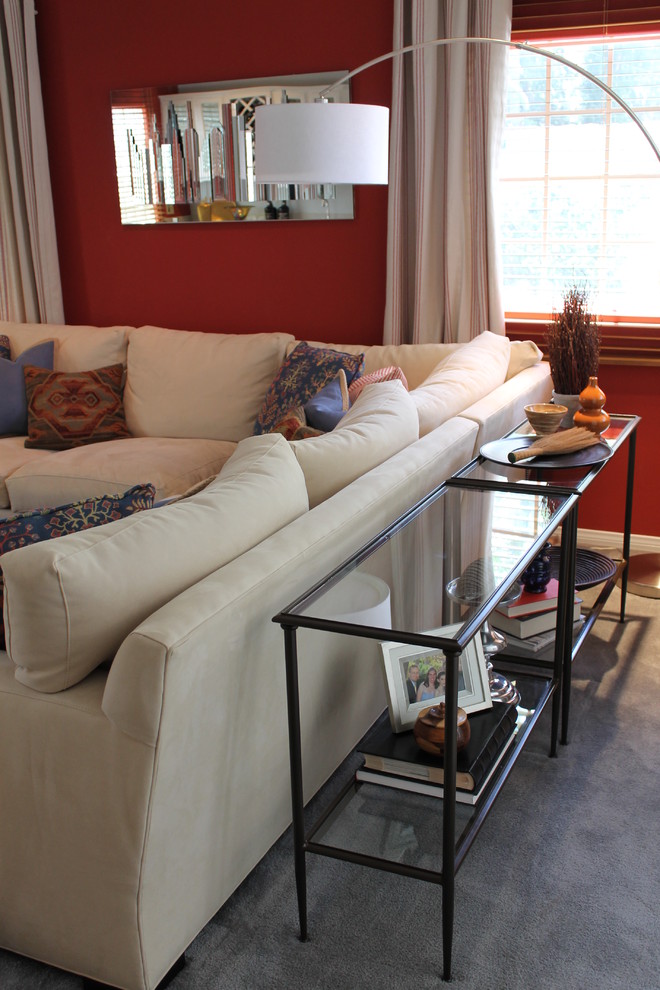 Modernes Wohnzimmer in Los Angeles