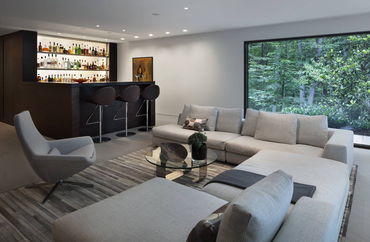 Ideas para salas de estar | Fotos de salas de estar con barra de bar  modernas - Enero 2024 | Houzz ES