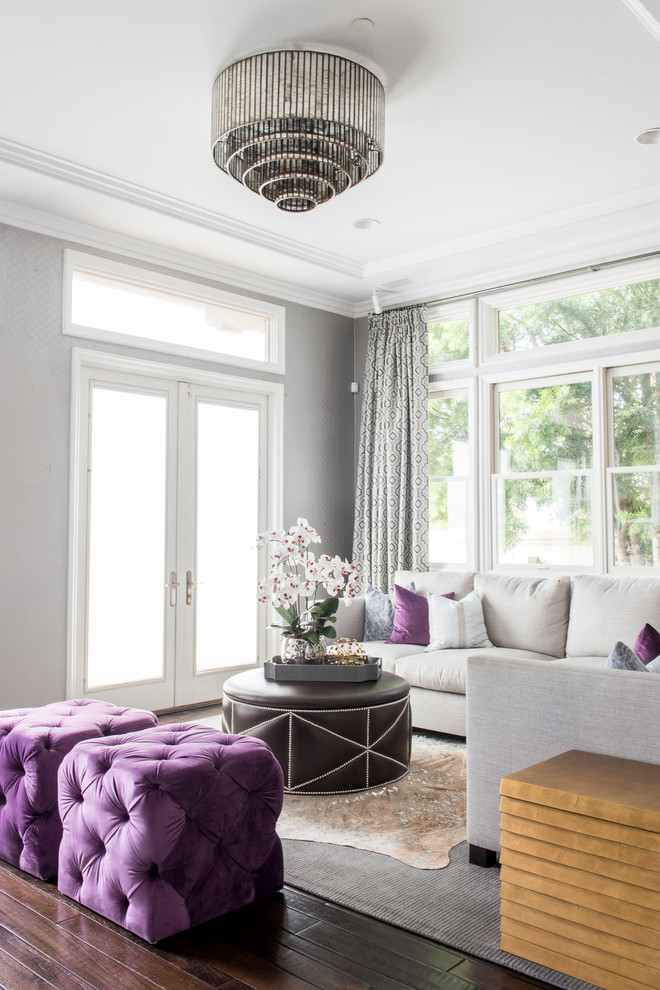 Newport Coast VI - Contemporary - Family Room - by 27 Diamonds Interior