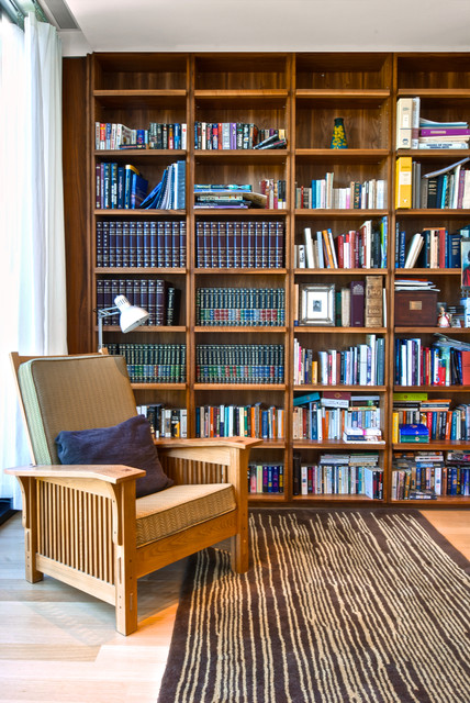 Office Bookcase Contemporary Family Room Toronto by Andrew