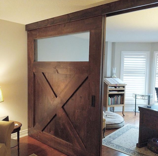 Open concept with KNC Pocket Door Kits Contemporain Salle de Séjour