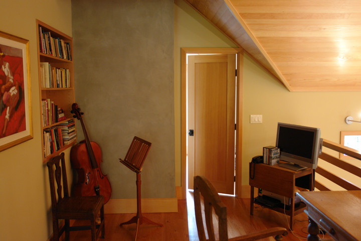 Rustikales Wohnzimmer in Seattle