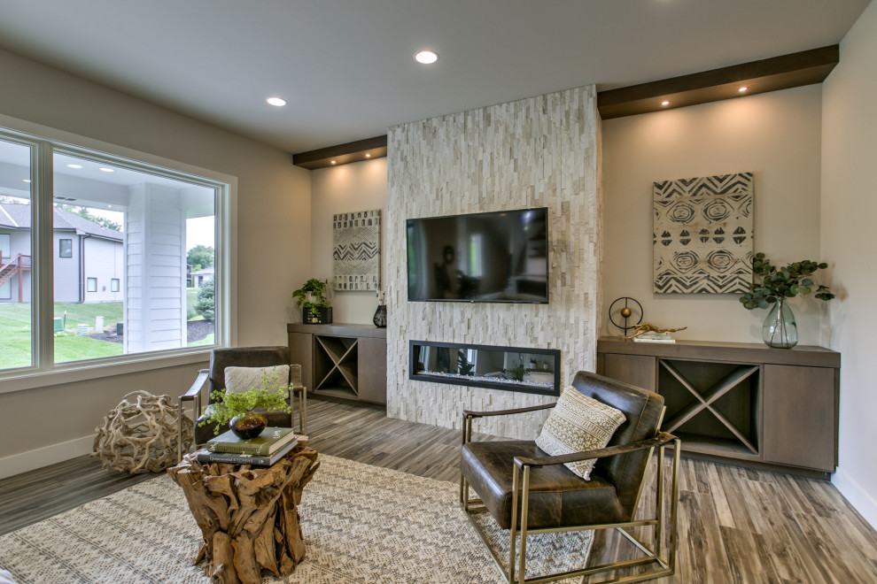 Organic Modern Model - Modern - Games Room - Omaha - by Nathan Homes ...