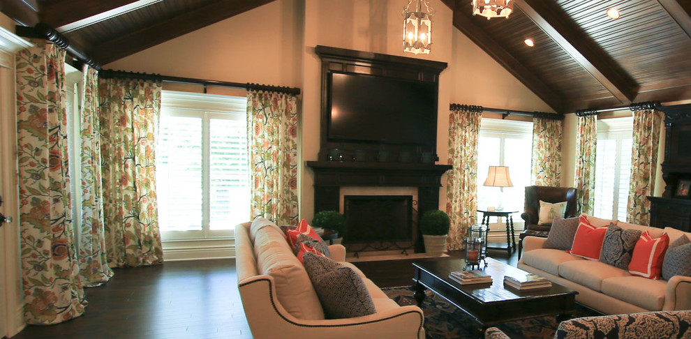 Family room - traditional family room idea in Other