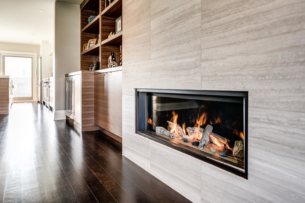 Trendy family room photo in Toronto